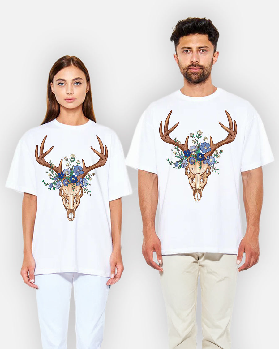 Antler Bloom – Silence Blooms T-Shirt