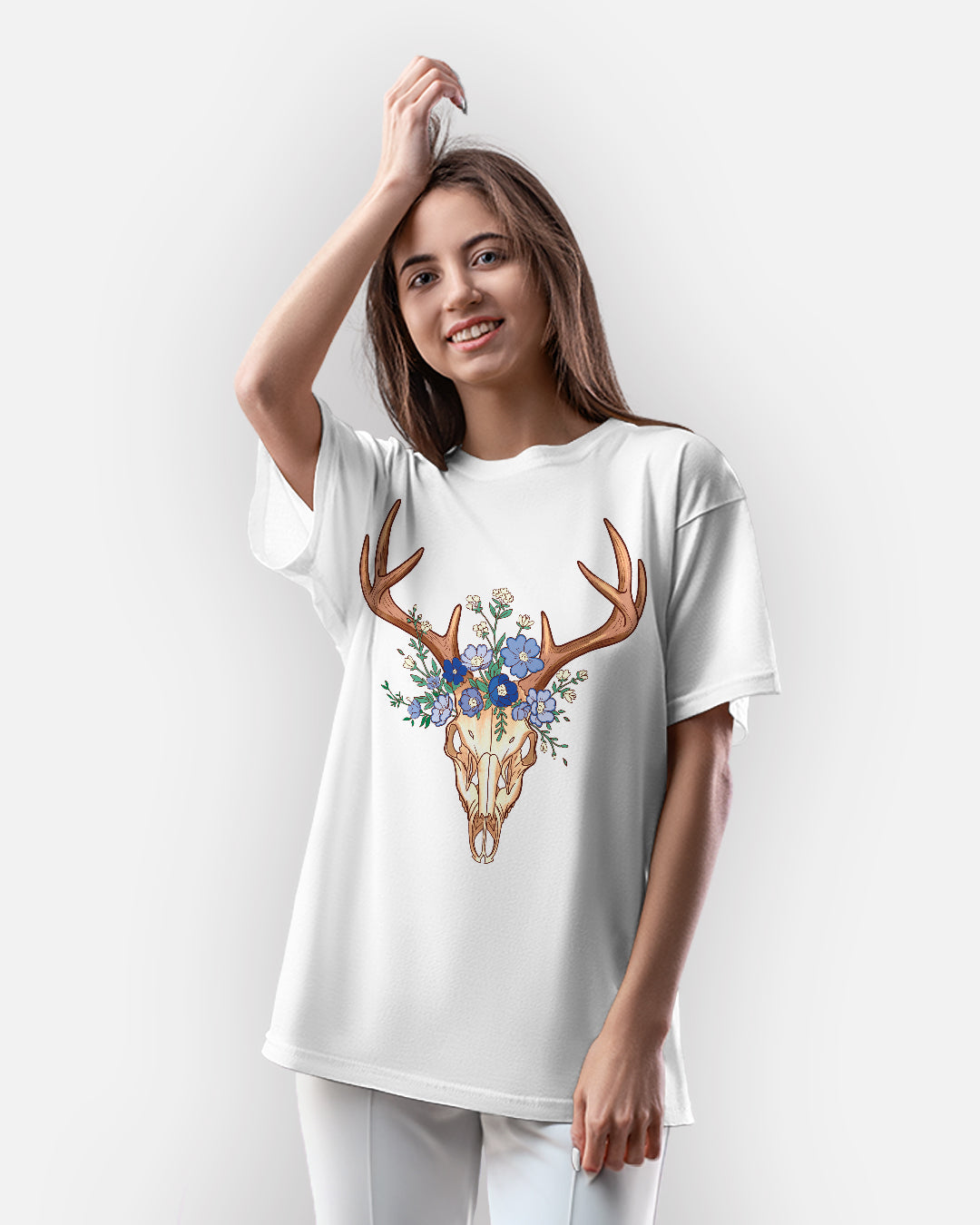 Antler Bloom – Silence Blooms T-Shirt