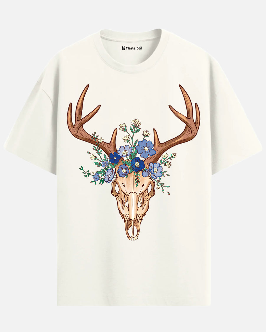 Antler Bloom – Silence Blooms T-Shirt