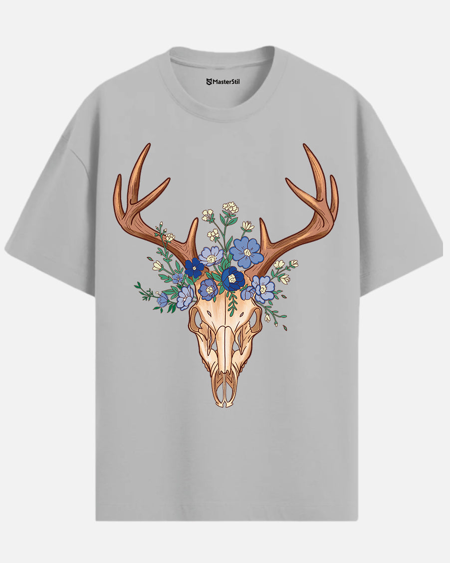 Antler Bloom – Silence Blooms T-Shirt