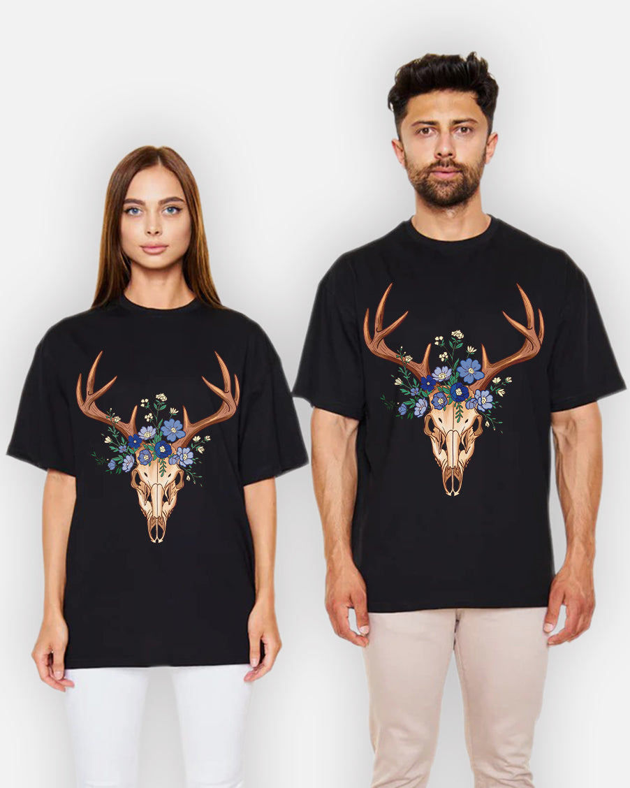 Antler Bloom – Silence Blooms T-Shirt