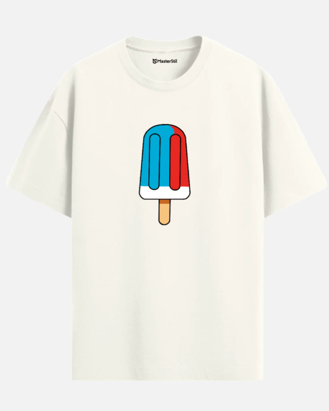 Freeze Me Baby | Retro Dondurma Popart Oversize Tişört