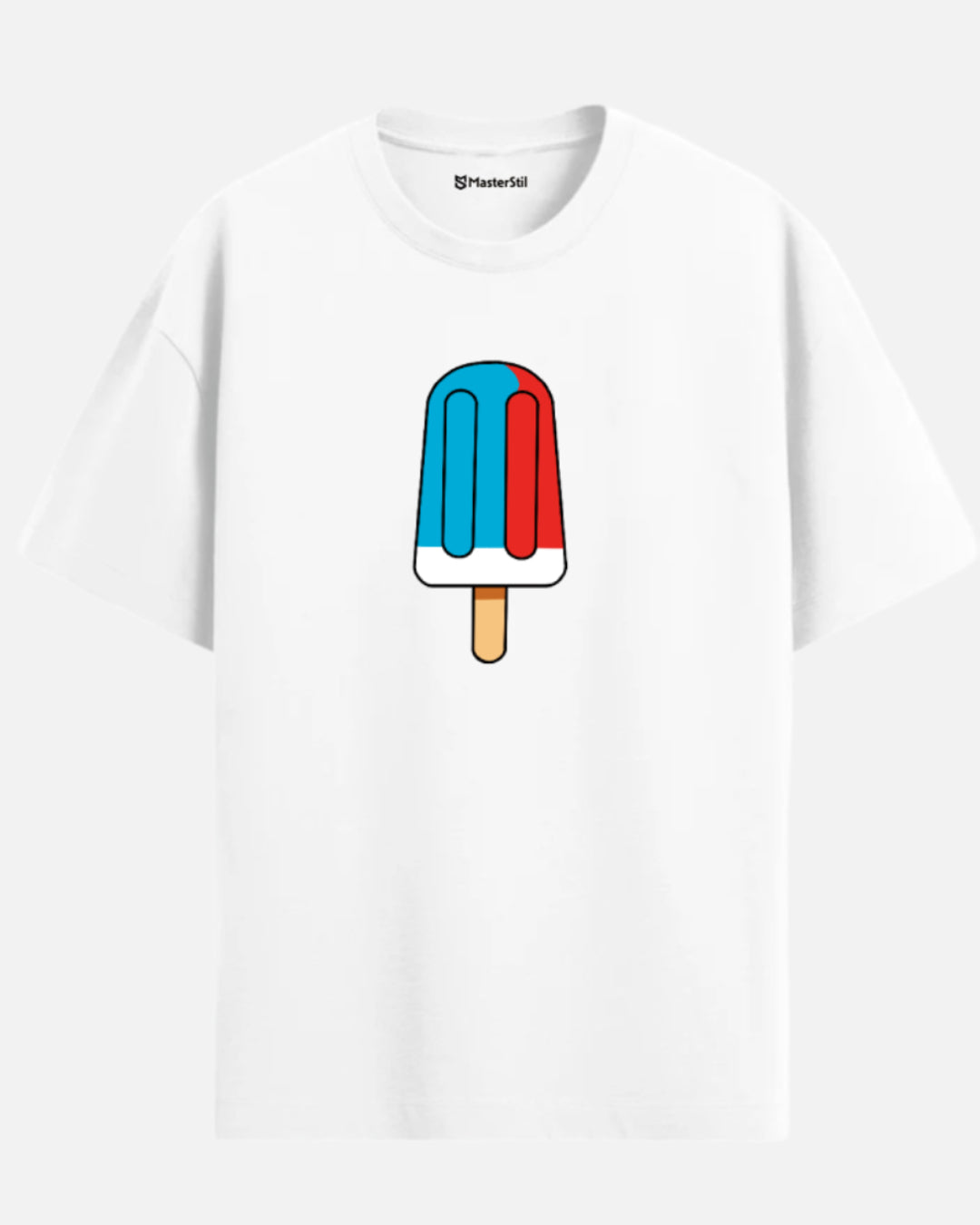 Freeze Me Baby | Retro Dondurma Popart Oversize Tişört