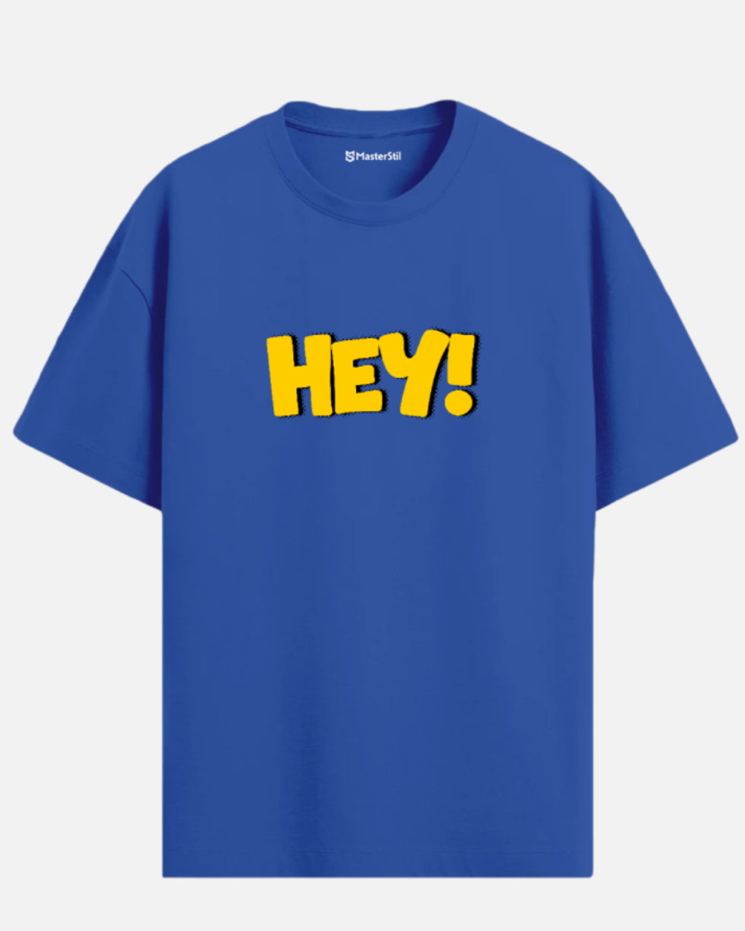 HEY! – Cesur ve Eğlenceli PopArt Unisex Oversize Tişört