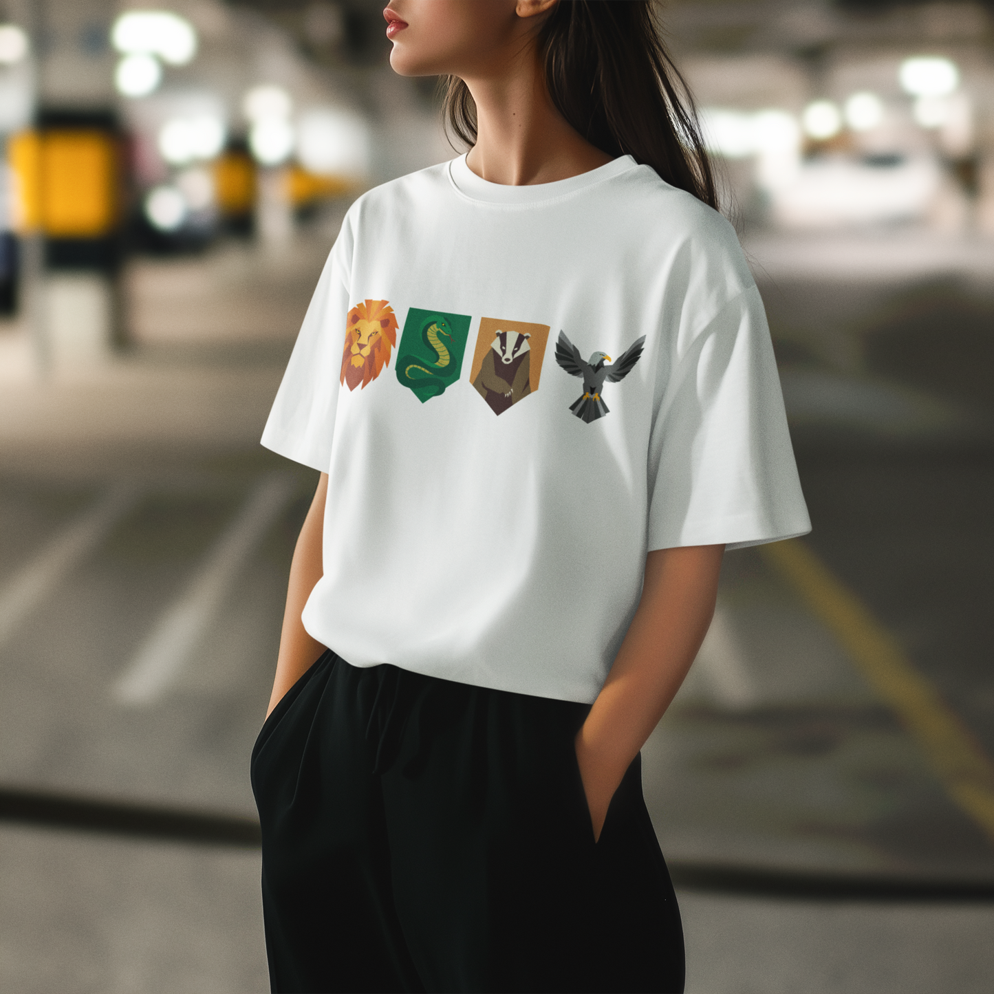 House Spirits – Four Spirits, One Way Oversized T-Shirt