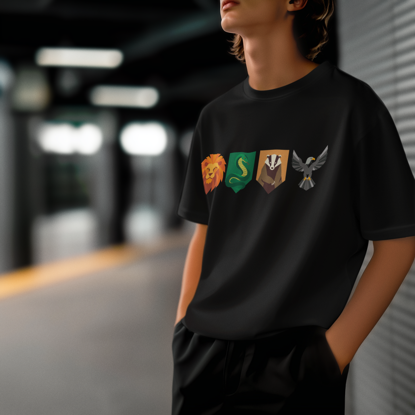 House Spirits – Four Spirits, One Way Oversized T-Shirt