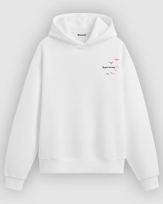 Kendi Yolunda Uç – Minimal Tasarımlı Hoodie | Unisex