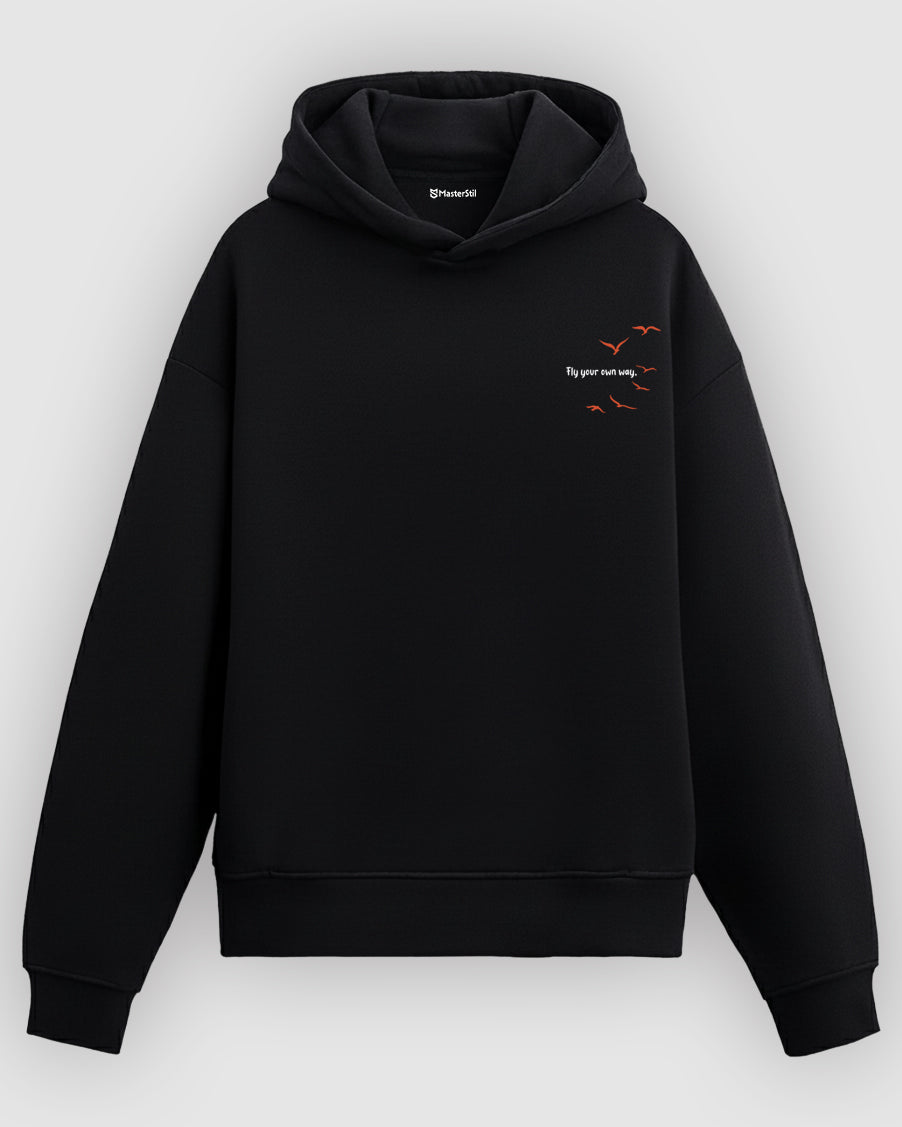 Kendi Yolunda Uç – Minimal Tasarımlı Hoodie | Unisex