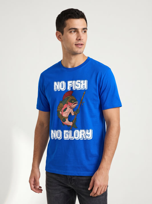 Gladiator Fish Balıkçı %100 Pamuklu Tasarım T-Shirt