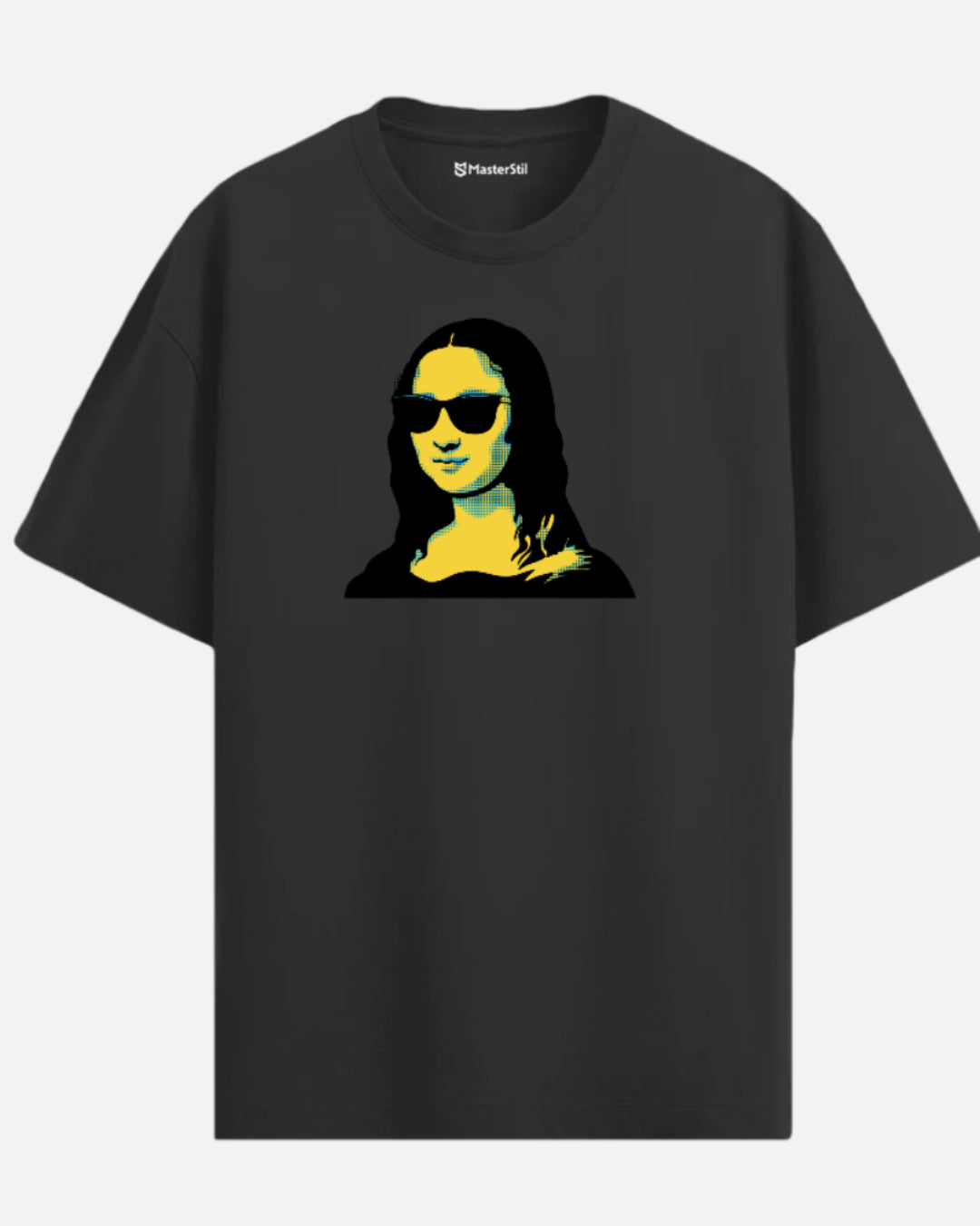 Mona Coolsa | Popart Mona Lisa Oversize Tişört