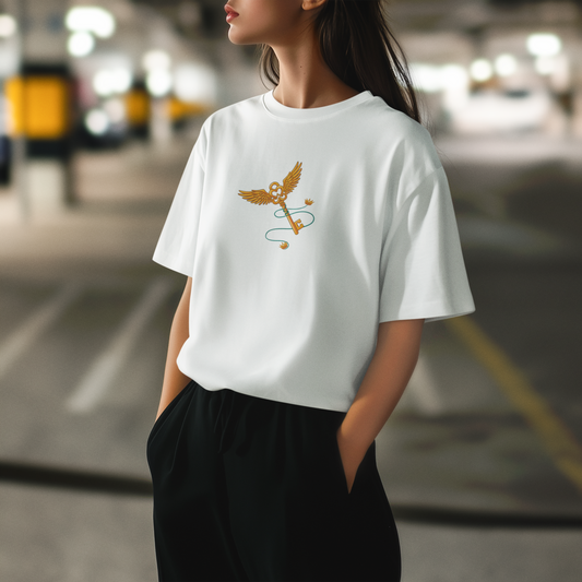 Mystic - Golden Winged Key Oversize T-Shirt