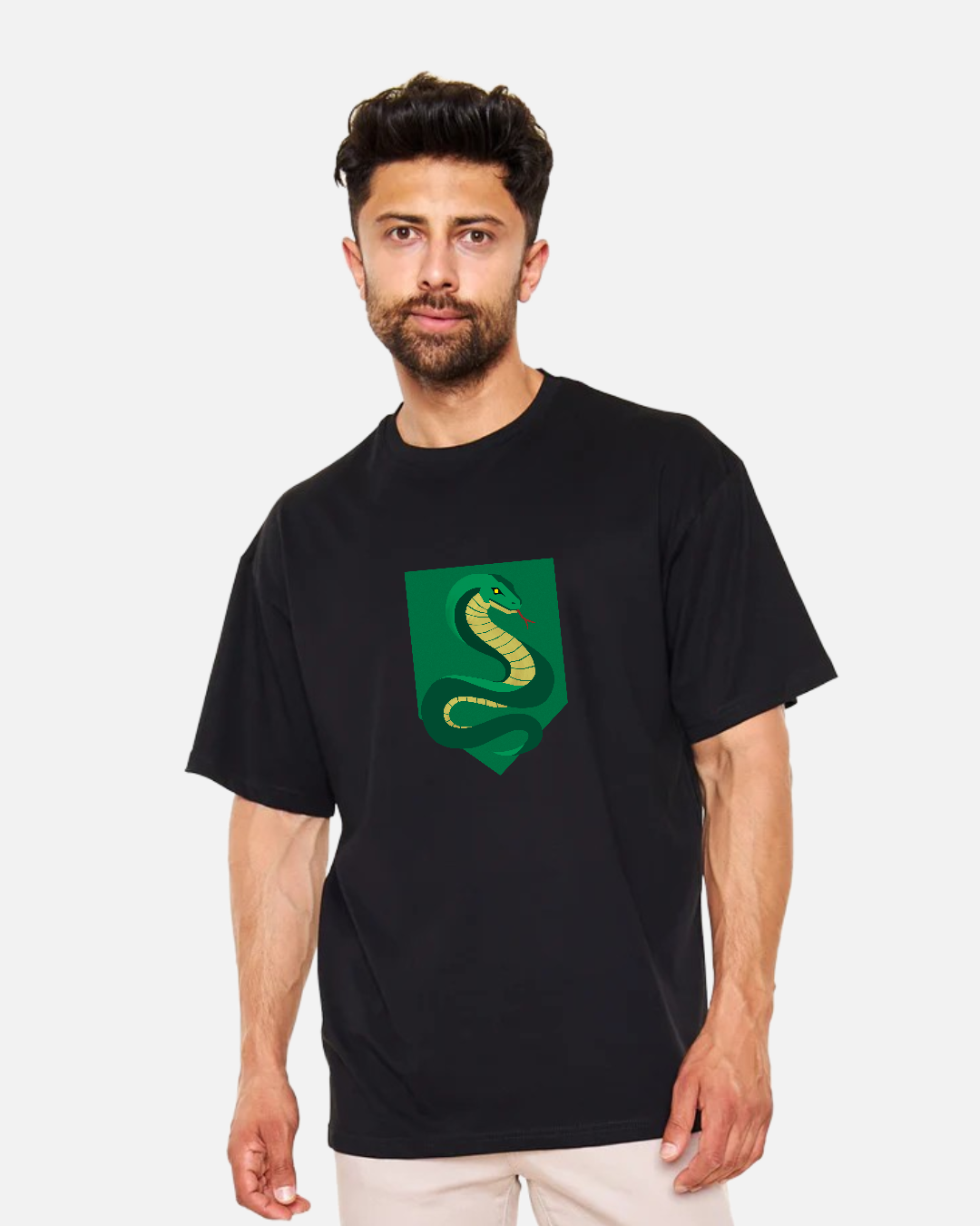 Mystic Serpent – Symbol of Wisdom and Ambition – Unisex Oversize T-Shirt