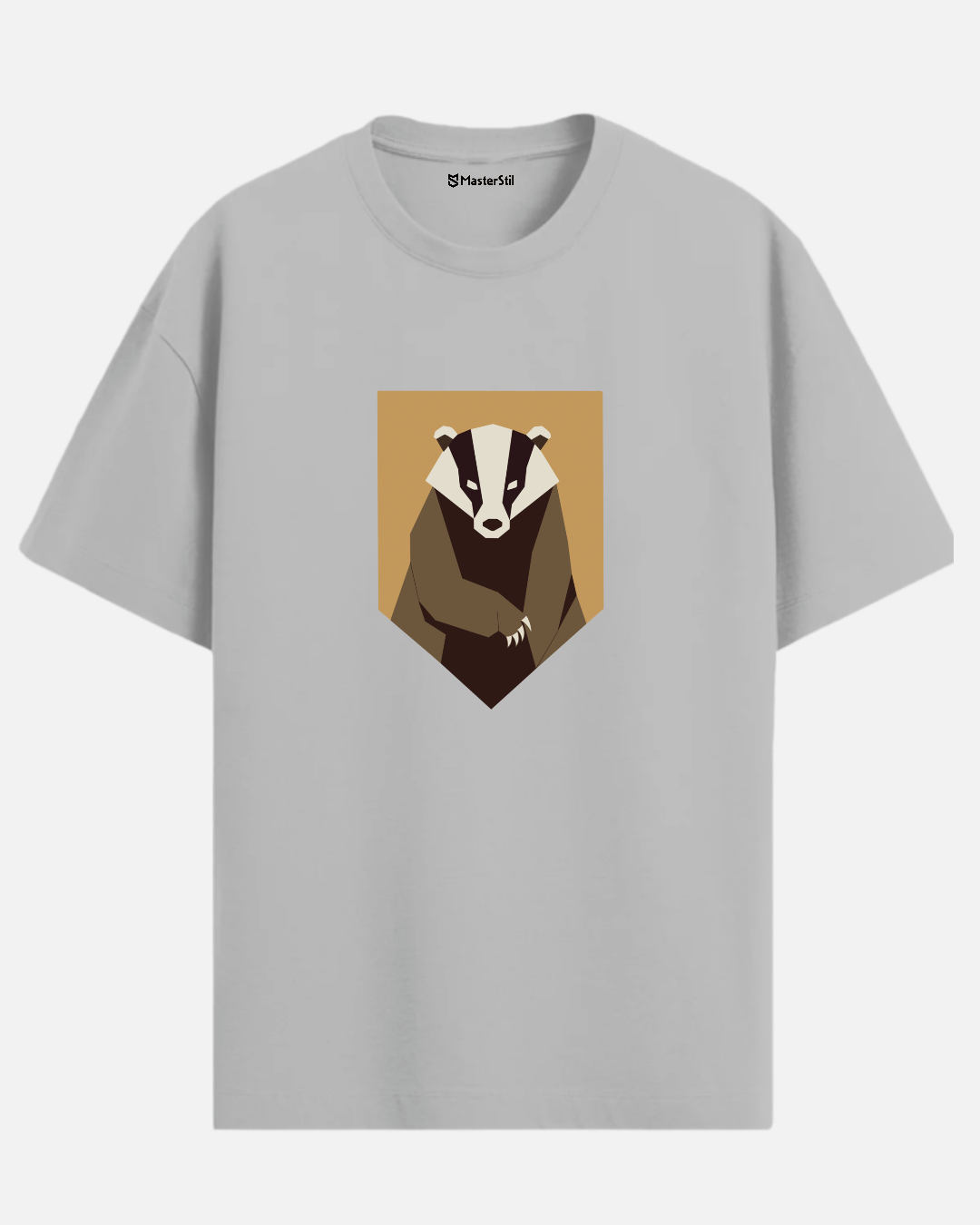 Mystic Badger – Sadakat ve Gücün Sembolü - Unisex Oversize Tişört