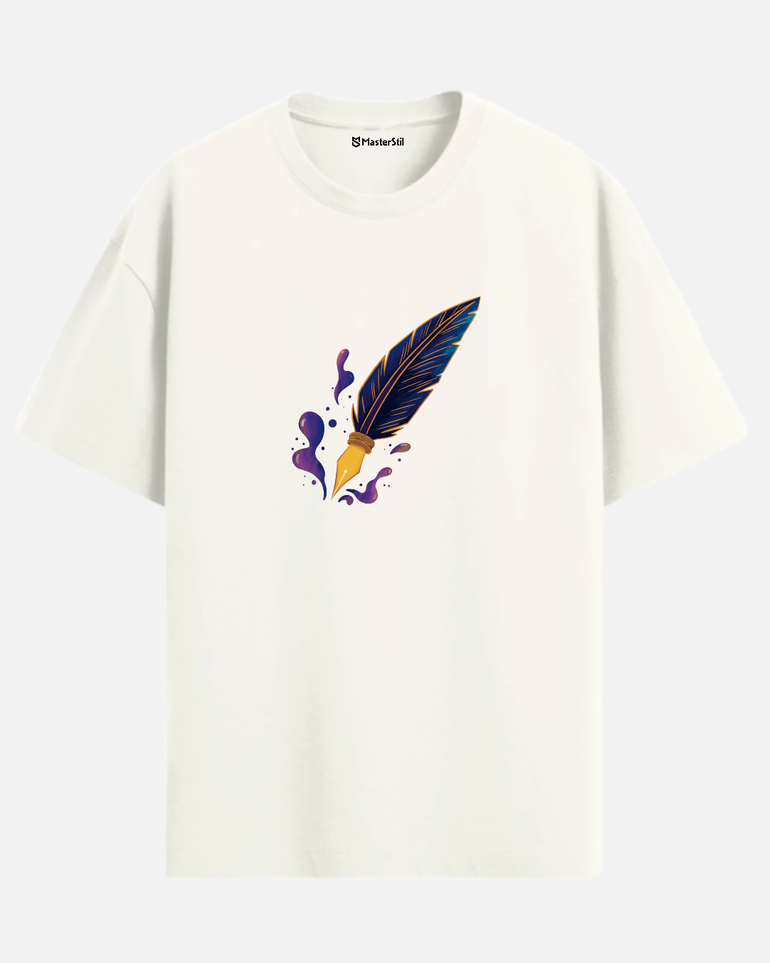 Mystic Quill - Sihirli Tüylü Kalem Oversize Tişört