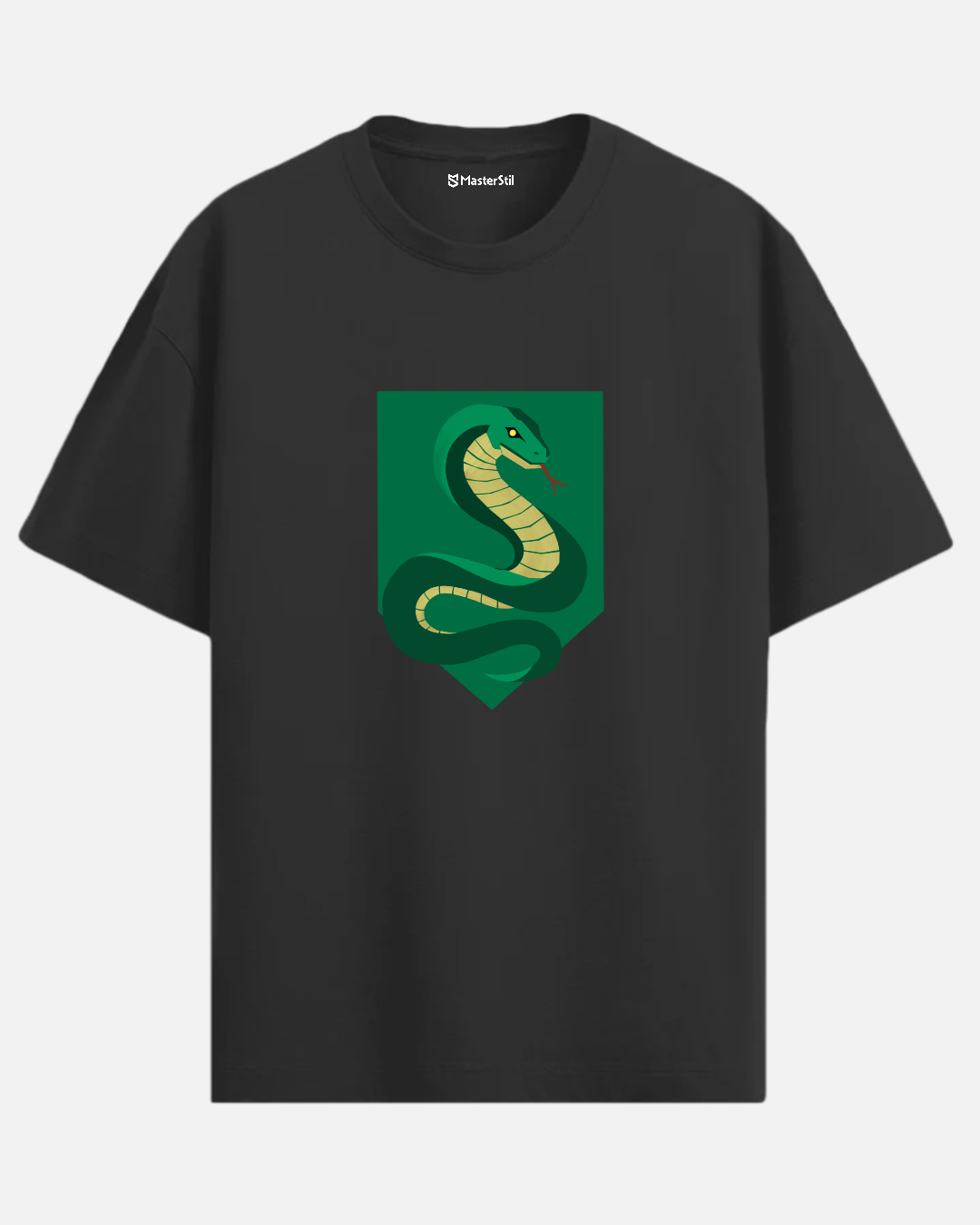 Mystic Serpent – Symbol of Wisdom and Ambition – Unisex Oversize T-Shirt