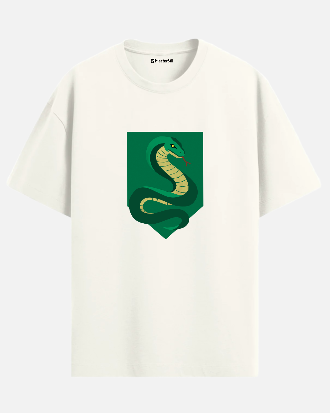 Mystic Serpent – Symbol of Wisdom and Ambition – Unisex Oversize T-Shirt