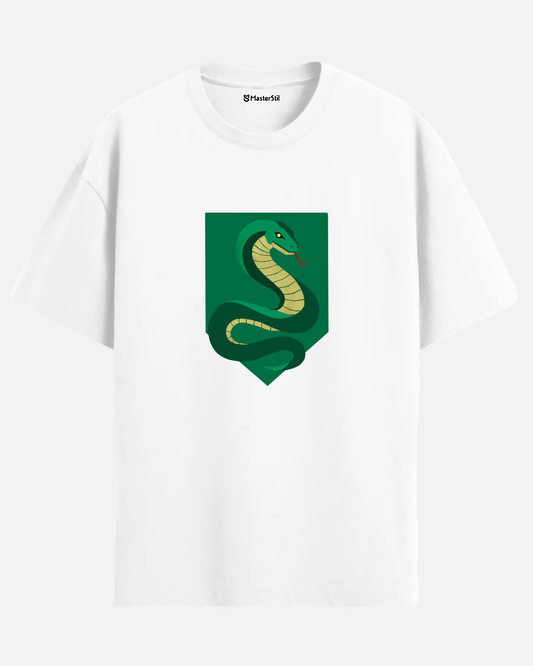 Mystic Serpent – Bilgelik ve Hırsın Sembolü - Unisex Oversize Tişört