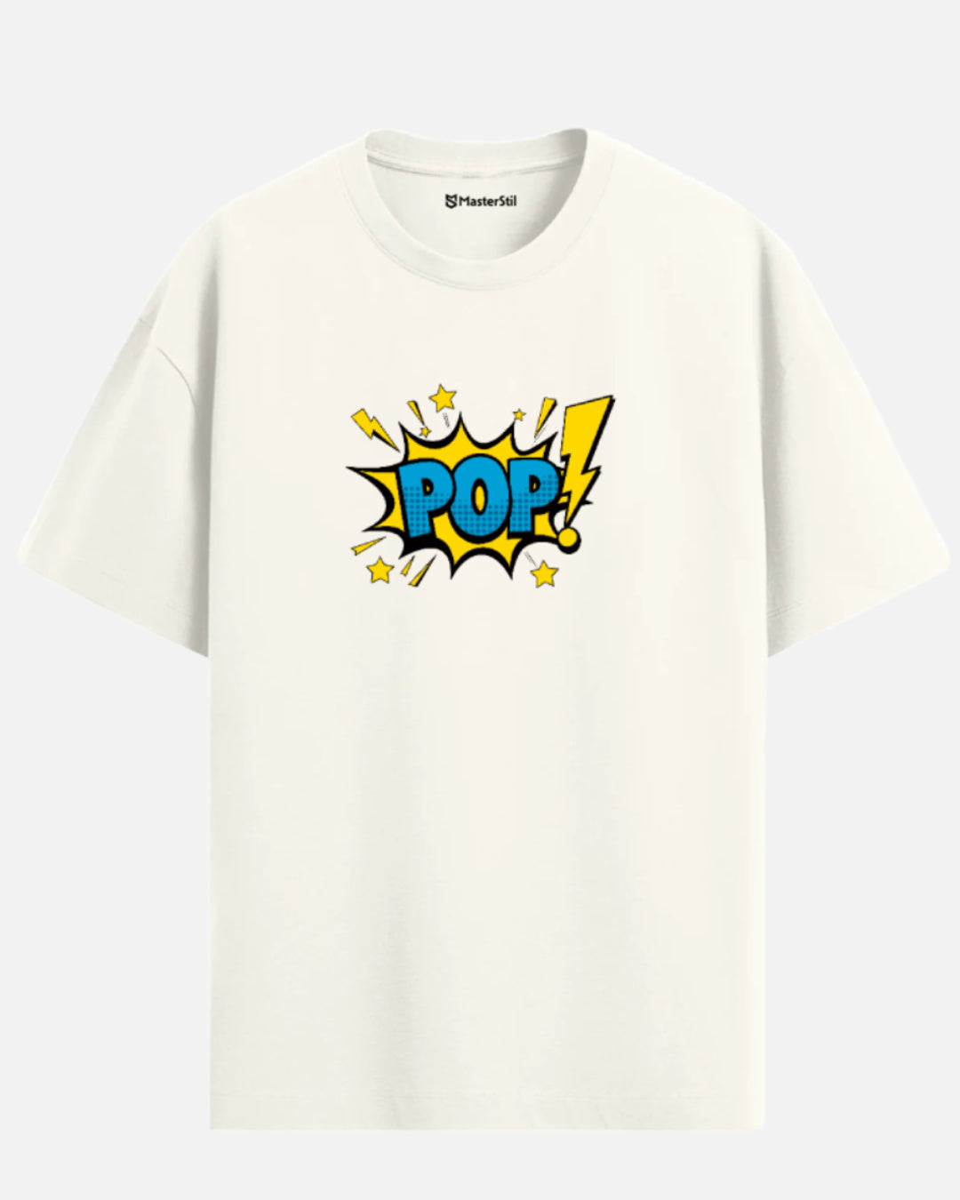 POP! – Enerji Patlaması PopArt Unisex Oversize Tişört