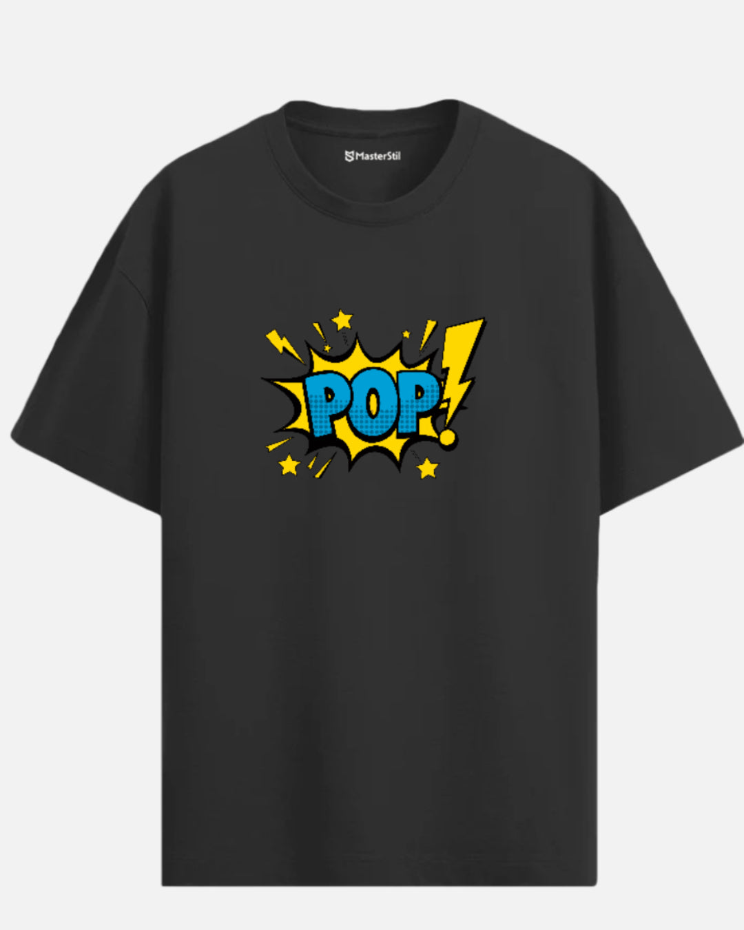 POP! – Enerji Patlaması PopArt Unisex Oversize Tişört