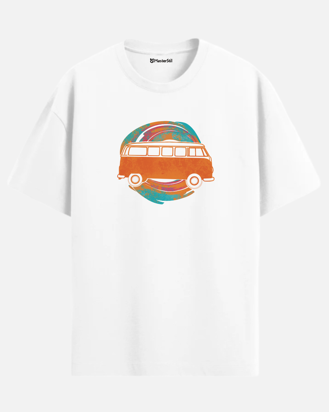 Road Trip Vibes – Retro Van Tişört | 90’lar Esintili Unisex Oversize