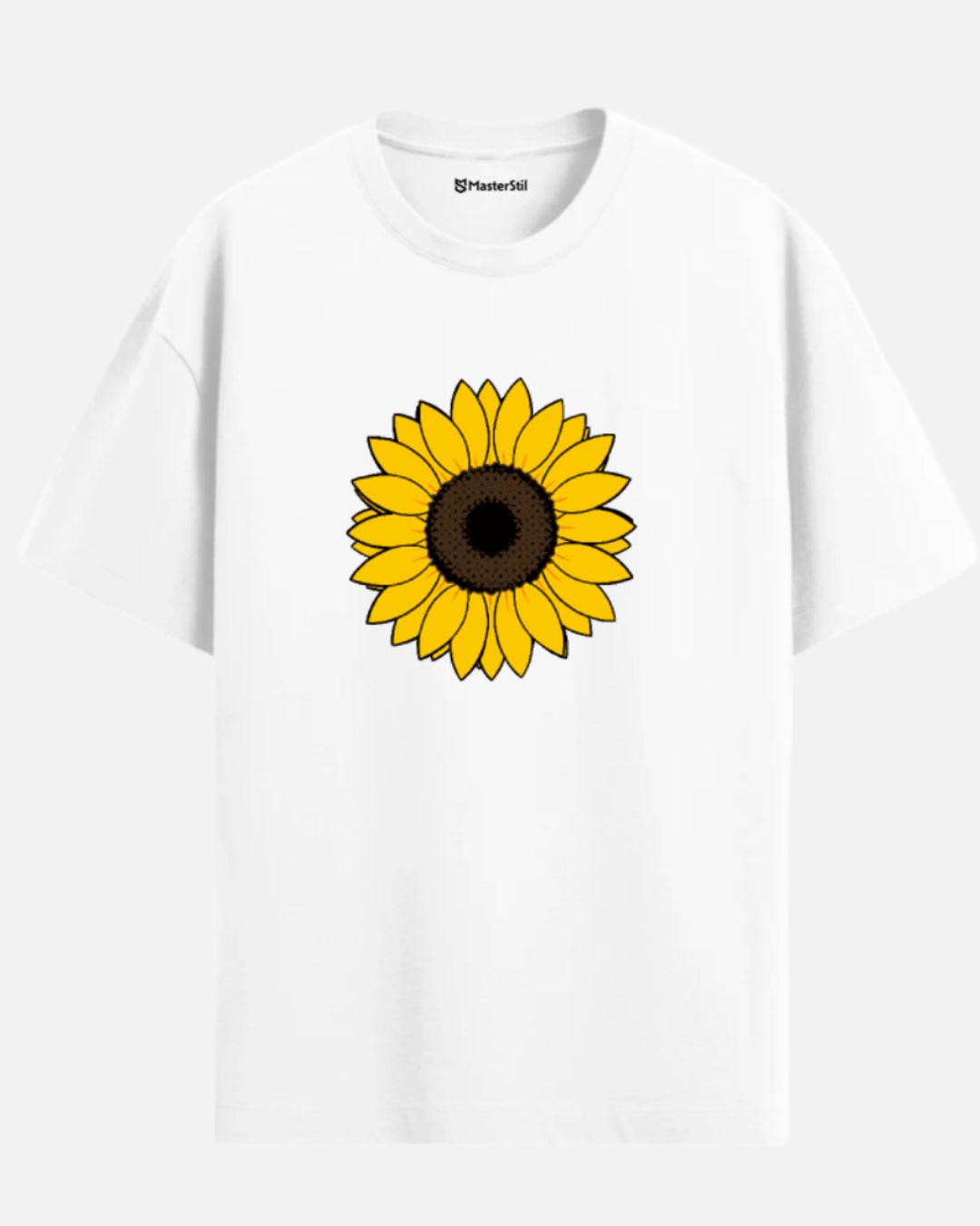 Sunshine Energy | Oversize Ayçiçeği Popart Tişört