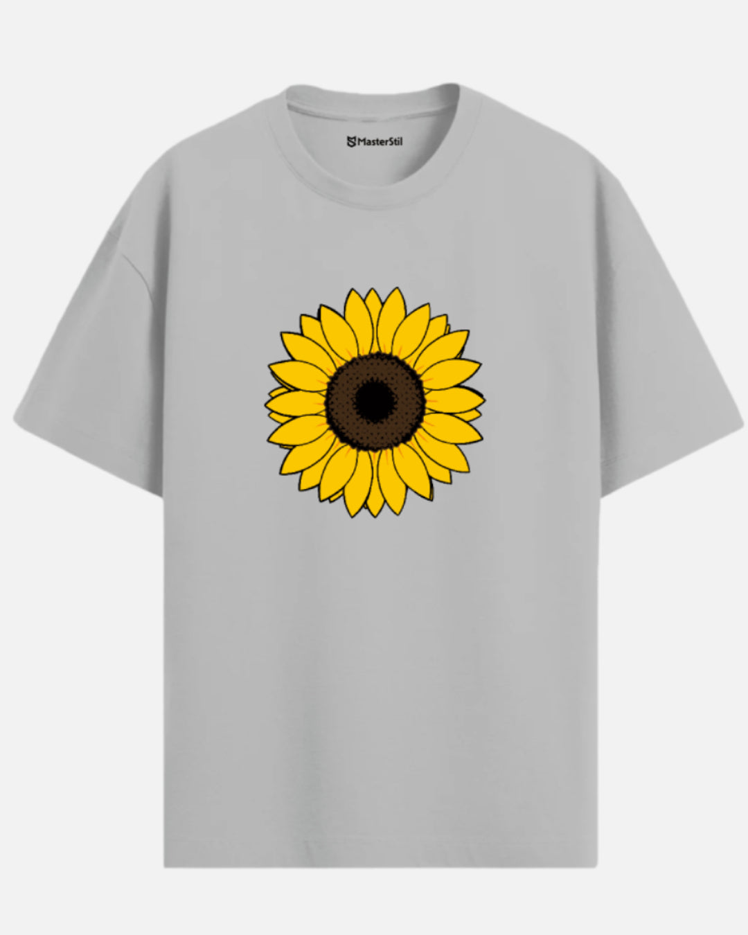 Sunshine Energy | Oversize Ayçiçeği Popart Tişört