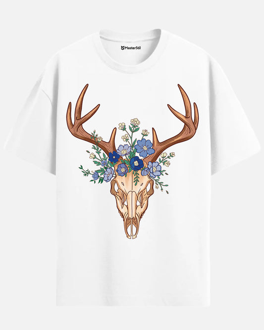 Antler Bloom – Silence Blooms T-Shirt
