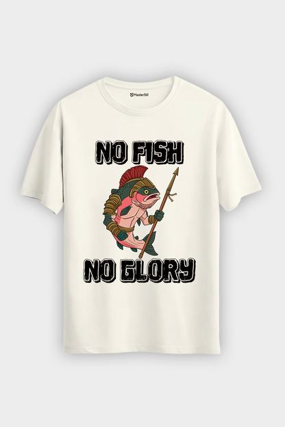 Gladiator Fish Balıkçı %100 Pamuklu Tasarım T-Shirt