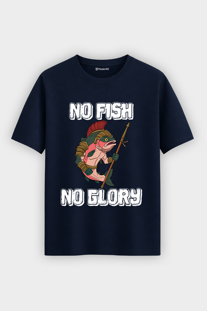 Gladiator Fish Balıkçı %100 Pamuklu Tasarım T-Shirt