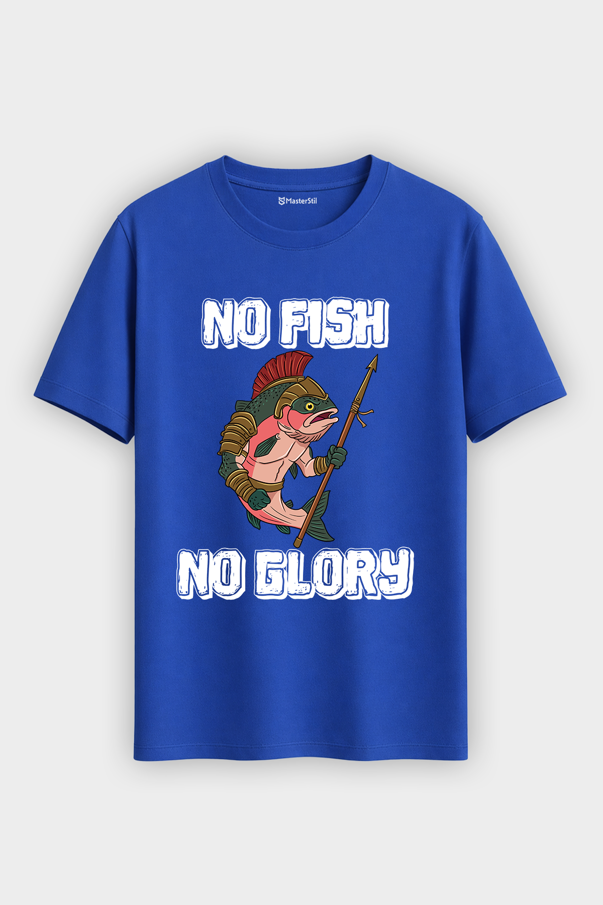 Gladiator Fish Balıkçı %100 Pamuklu Tasarım T-Shirt