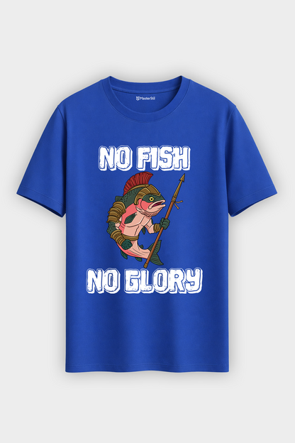 Gladiator Fish Balıkçı %100 Pamuklu Tasarım T-Shirt