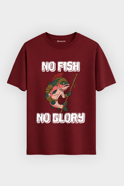 Gladiator Fish Balıkçı %100 Pamuklu Tasarım T-Shirt