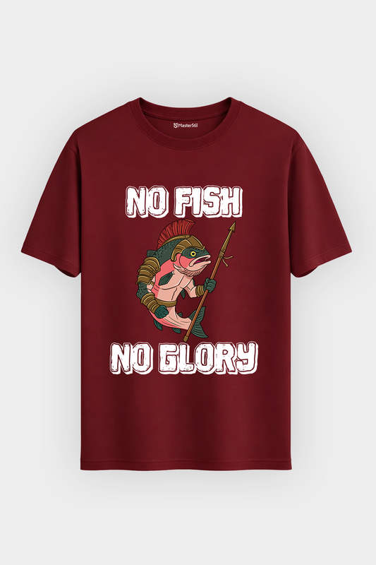 Gladiator Fish Balıkçı %100 Pamuklu Tasarım T-Shirt