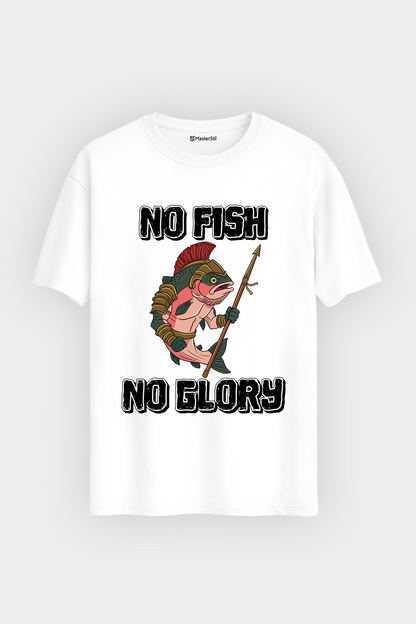 Gladiator Fish Balıkçı %100 Pamuklu Tasarım T-Shirt