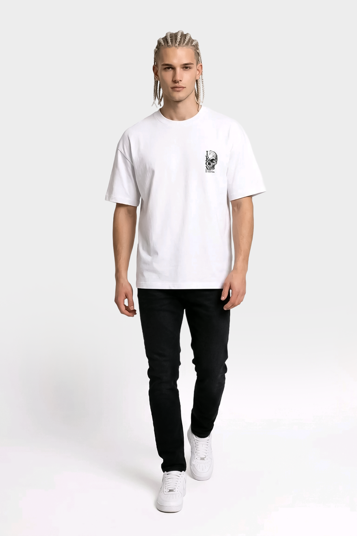 Oversize Gym Sporcu Streetwear T-shirt - Demir Kafa Tasarım