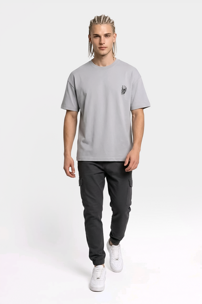 Oversize Gym Sporcu Streetwear T-shirt - Demir Kafa Tasarım