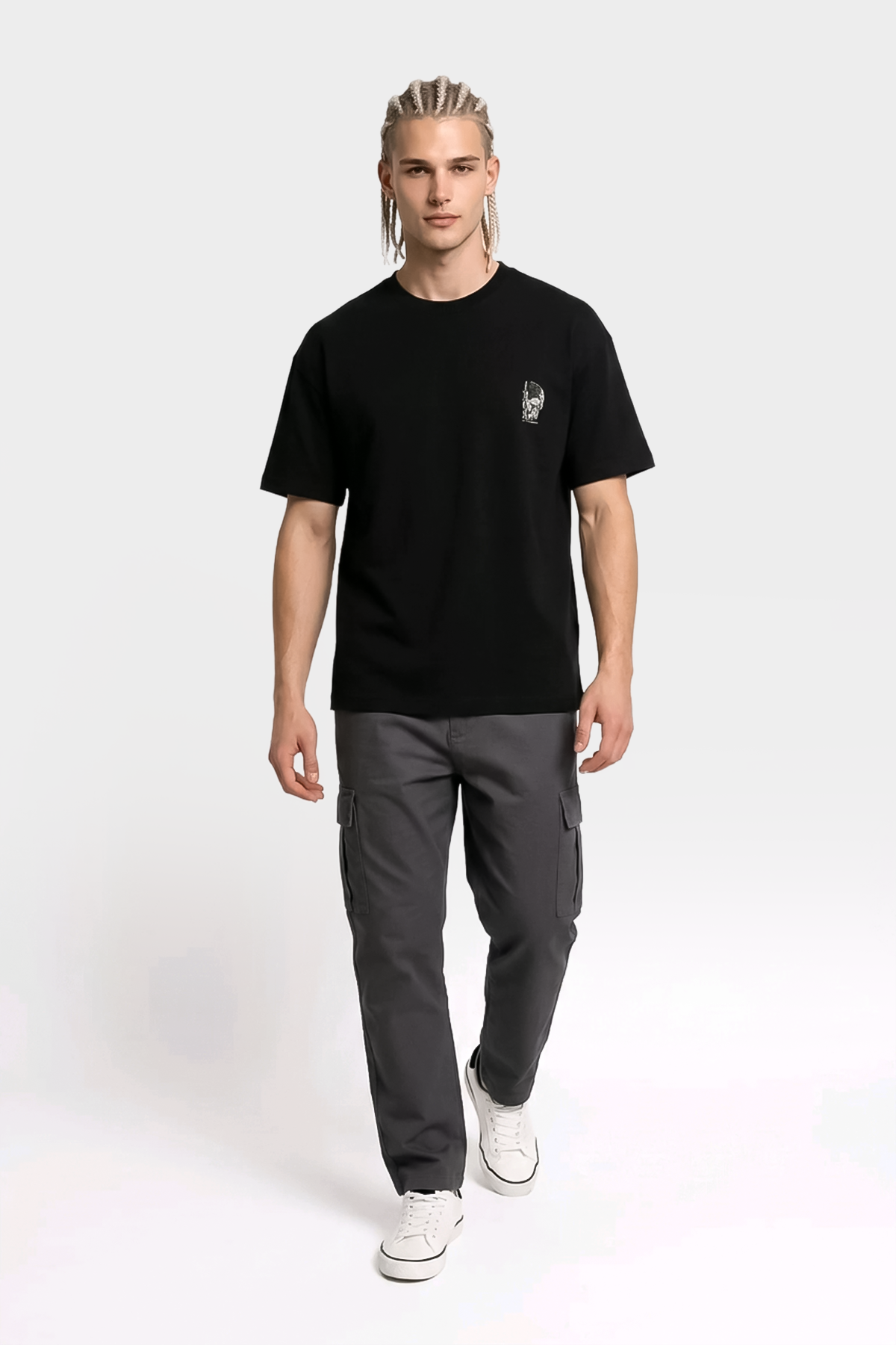 Oversize Gym Sporcu Streetwear T-shirt - Demir Kafa Tasarım