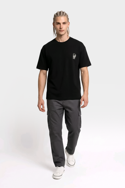 Oversize Gym Sporcu Streetwear T-shirt - Demir Kafa Tasarım