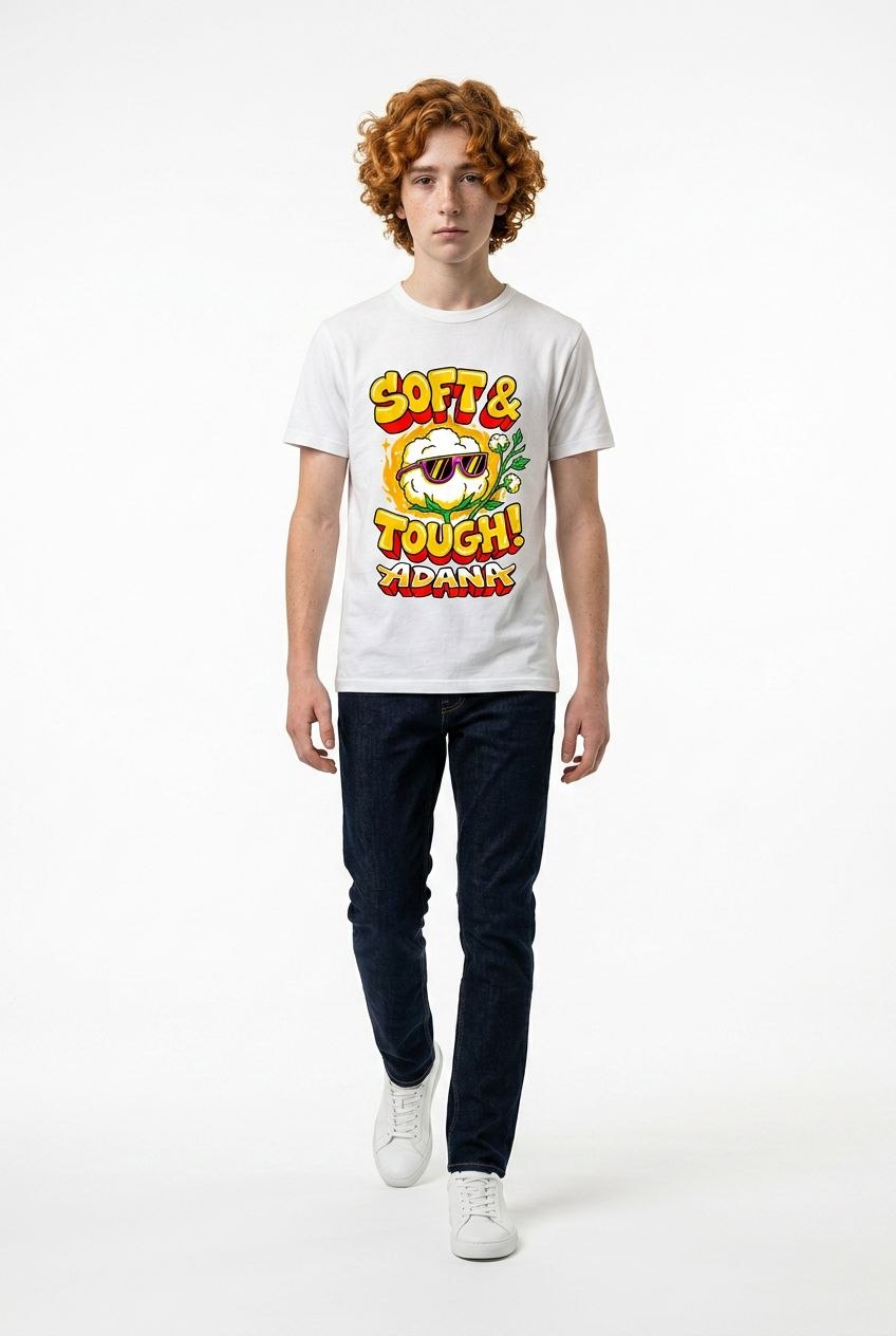 Adana Temalı %100 Pamuklu Tasarım T-Shirt