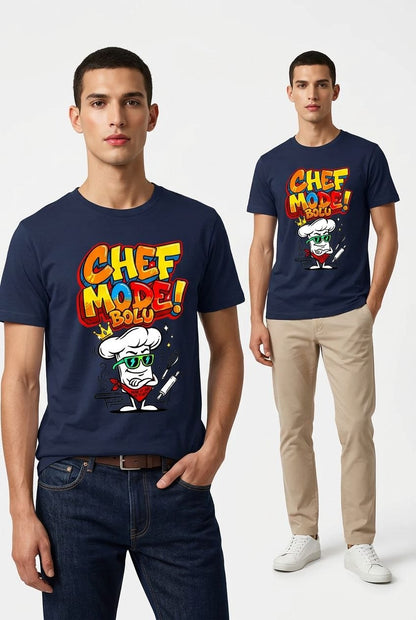 Chef Mode Bolu Esprili %100 Pamuklu Tasarım T-Shirt