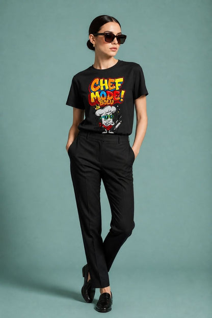 Chef Mode Bolu Esprili %100 Pamuklu Tasarım T-Shirt