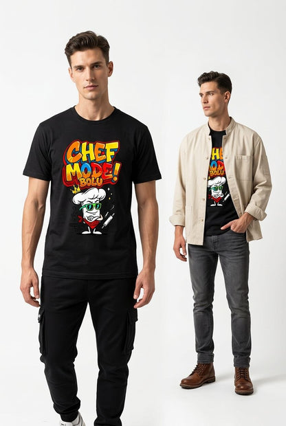 Chef Mode Bolu Esprili %100 Pamuklu Tasarım T-Shirt