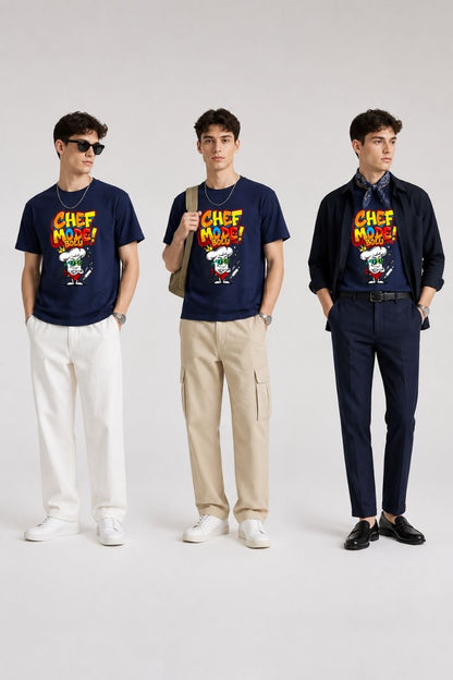 Chef Mode Bolu Esprili %100 Pamuklu Tasarım T-Shirt