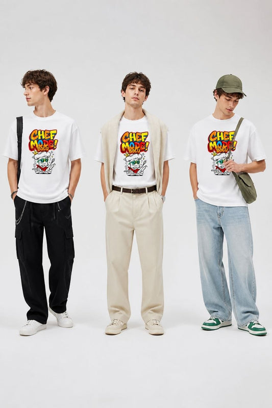 Chef Mode Bolu Esprili %100 Pamuklu Tasarım T-Shirt