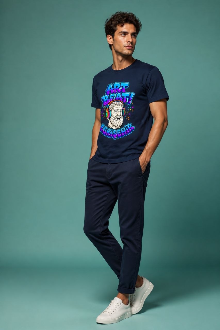 Art Beat Eskişehir Esprili %100 Pamuklu Tasarım T-Shirt