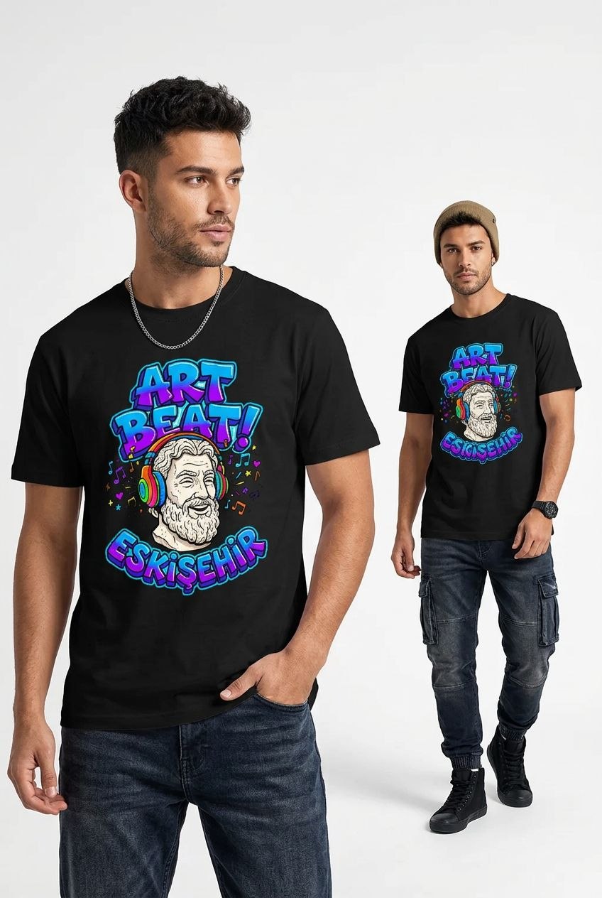 Art Beat Eskişehir Esprili %100 Pamuklu Tasarım T-Shirt