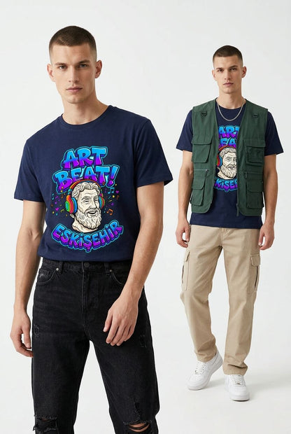 Art Beat Eskişehir Esprili %100 Pamuklu Tasarım T-Shirt