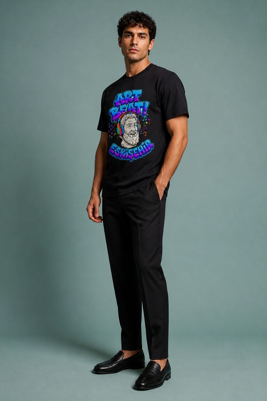 Art Beat Eskişehir Esprili %100 Pamuklu Tasarım T-Shirt