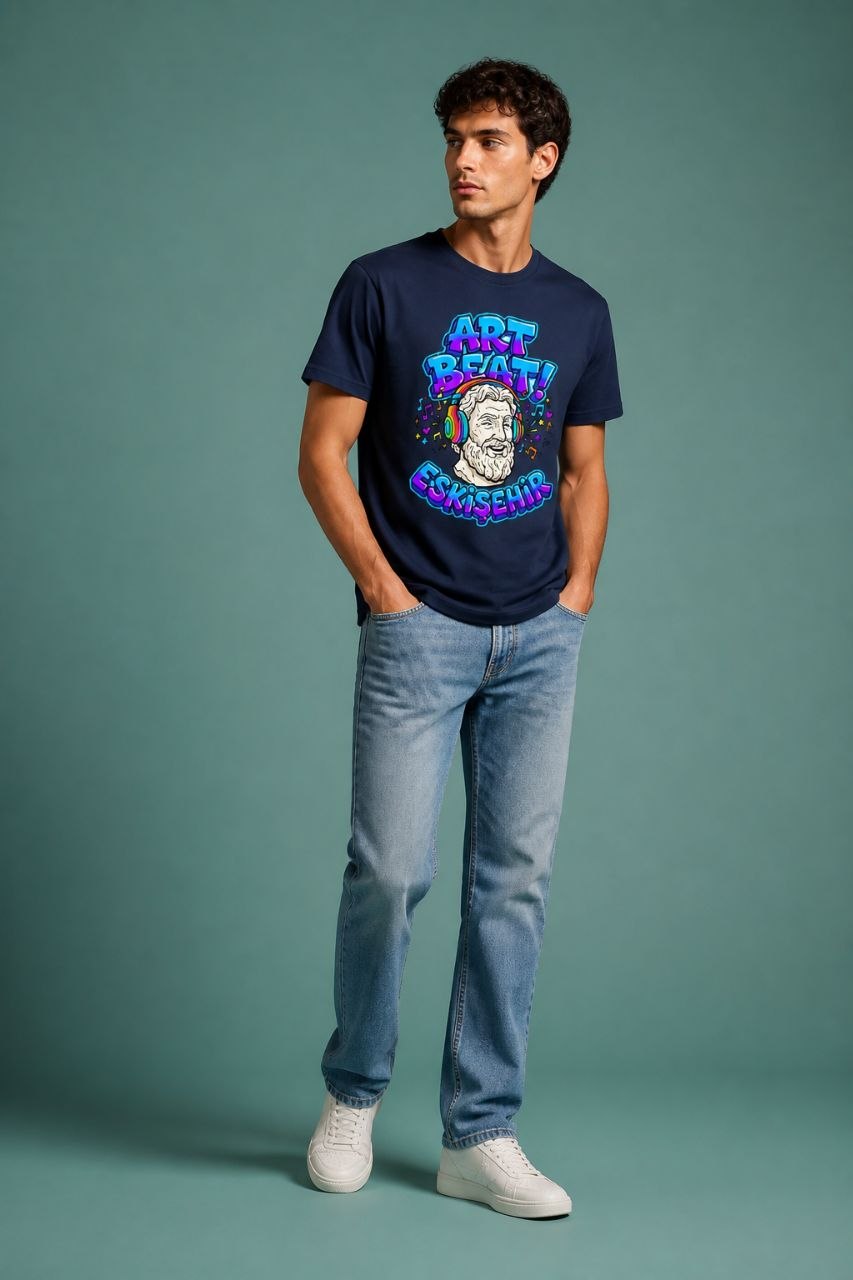 Art Beat Eskişehir Esprili %100 Pamuklu Tasarım T-Shirt