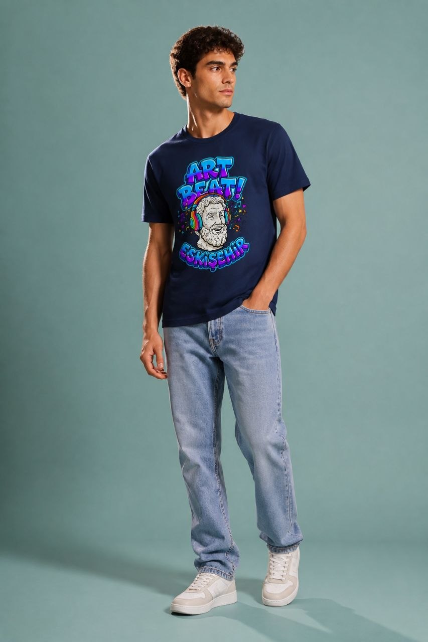 Art Beat Eskişehir Esprili %100 Pamuklu Tasarım T-Shirt